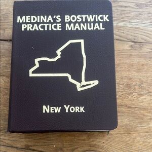 Medina’s boss Zwick practice manual New York number four